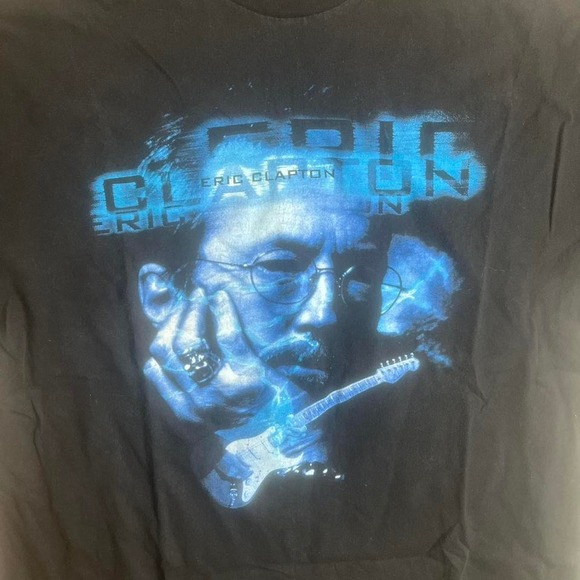 Eric Clapton 1998 world tour black stedman tshirt band rock‎ USA made - Picture 2 of 6